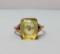 Estate 10k Gold Citrine Ring