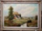 Oil On Canvas Ryber Classic Style Dutch Scene Landscape Painting