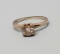 Beautiful Vintage 14k White Gold Solitaire Diamond Ring