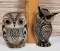 2 Mid Century Abraham Palatnik Owls