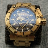 Used Invicta Superman Limited Edition 0129/4000 Model 26825 DC Comics Superman Automatic Black Wrist