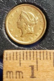 1851 Type 1 Liberty One Dollar $1 Gold Coin