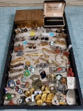 Men's Vintage Cufflinks, Pins, Buttons, Etc.