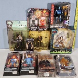 10 Movie, Video Game and Comic Book Action Figures MIB