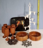 Dansk Candleholders and Other Mid Century Items