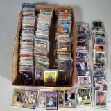 Tray Lot of Vintage Cased Baseball Cards - Hologram, Chrome, Famous Players and More
