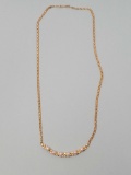 14k Gold & Pearl Necklace