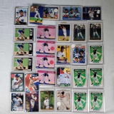 Tray Lot of Jeter, Ripken, Mantle, McGwire & Piazza Baseball Cards