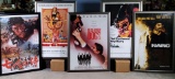 5 Framed Movie Posters Incl Dirty Harry & Enter The Dragon