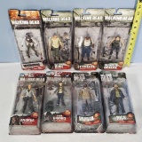 8 The Walking Dead Action Figures, MIP