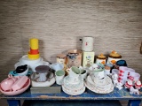 Collection of Vintage Melmac Dishes, Cannisters, Coffee Mugs & Much More