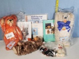 Steiff Festival Limited Edition Teddy Bears (Pappey, Mommey & Candey), 2 Minis & Festival Book