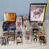 Tray Lot of Hockey Cards