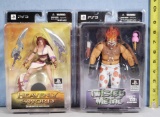 PS3 Twisted Metal Sweet Tooth and Heavenly Sword Nariko Action Figures MIB