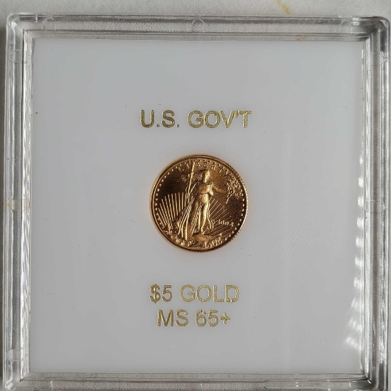 2004 $5 Gold American Eagle 1/10 oz Gold Brilliant Uncirculated Bullion Coin