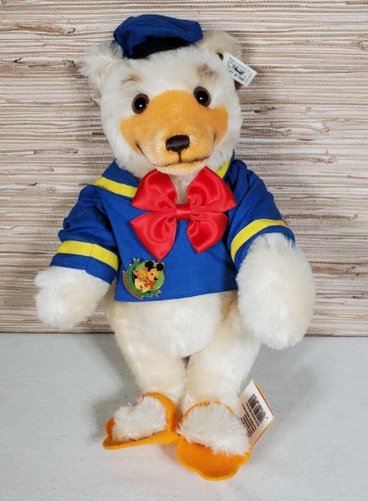 1993 Limited Ed Teddy Bear Doll Convention Walt Disney Teddy Donald Duck Steiff