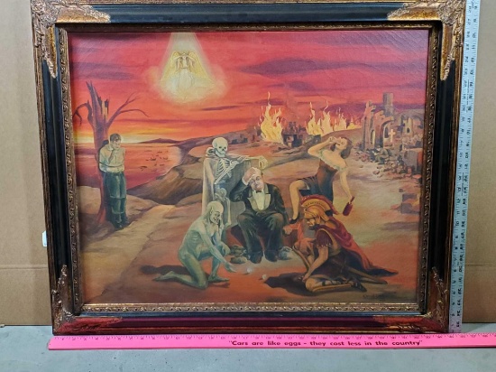 1948 Orig. Oil on Canvas Painting by Carl H. Lind