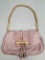 Authentic Pre-Owned Leather Gucci Croisette Bamboo Evening Bag with COA