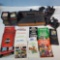 Vintage Atari Video Game Console with Paddle and Joy Sticks, Game Cassettes, Instructions and