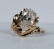 14k Gold Cubic Zirconia Ring