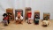 5 Vintage Wind Up Tin Litho Toys Working With Boxes