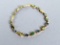 14k Gold Opal, Diamond, & Tanzanite Bracelet