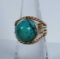 Vintage 14k Gold Turquoise Ring