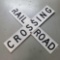 X Railroad Crossing Reflective Sign