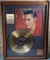 Vintage Elvis Presley The Number One Hits Framed Gold Plated Album