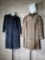 2 Vintage Faux Fur Coats