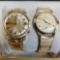 2 Vintage Wrist Watches 14K Gold Bulova Accutron & 14K Gold Filled Lord Elgin