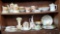 2 Shelves of Vintage Porcelains - Nippon, Noritake and Japan, Germany, Limoges and More