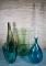 5 Large Art Glass Vases