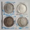 4 US Morgan Silver Dollars - 1882-O, 1883-S, 1898-S, and 1904-S
