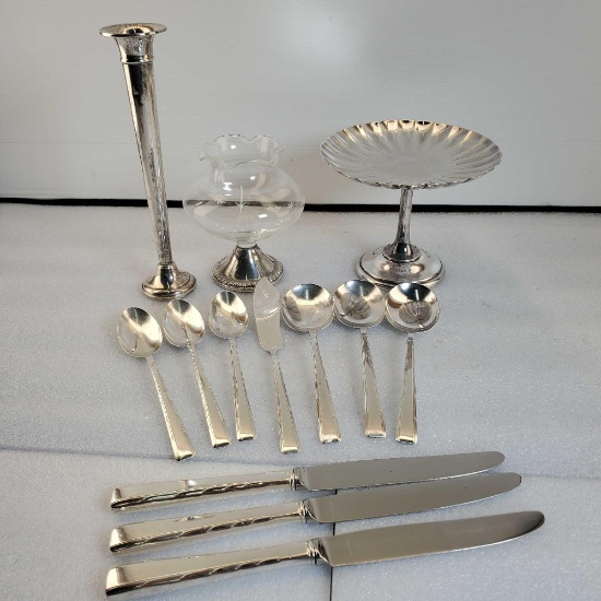 Lot Of Sterling Silver Table Wares Duchin Creation, Reed & Barton, Easterling & Japanese K. Hattori