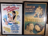 2 Framed Vintage Movie Posters