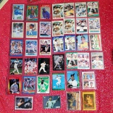 36 1980-90s Baseball Cards Incl Derek Jeter & Ken Griffey Jr PLUS Magic Johnson & Kobe Bryant