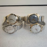 Lot Of 4 Vintage Men's Wrist Watch All Working