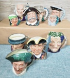 10 Small Royal Doulton Character Mugs