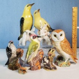 Royal Worcester, Carl Ens and Other Porcelain Bird Figurines