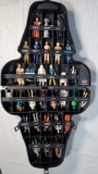 1983 Darth Vader Action Figure Case Complete with all Figures, Photo Separator Page & Most Weapons