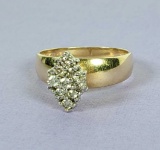 14k Gold Diamond Ring