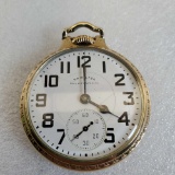 Hamilton 21 J Railway Special 10K Gold Filled Wadsworth Open Face Pocket Watch