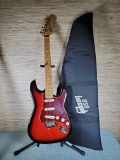 Fender Squier Stratocaster Electric Guitar with Gibson Soft Carrying Case