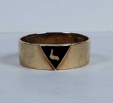 10k Gold 14th Degree Scottish Rite of Free Masonry Ring