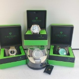 Lot Of Men's Wrist Watches Croton & Ice Maxx