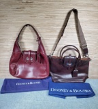 2 Dooney & Bourke Leather Handbags with Dust Bags