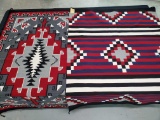 2 Contemporary Hand Woven Navajo Rugs
