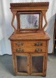 Adorable Antique Child's Oak Buffet