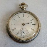 7 Jewel Elgin 1899 Pocket Watch Model 5 Open Face, Stem Wind & Set